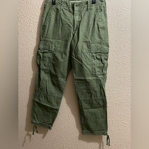 Green cargo pants